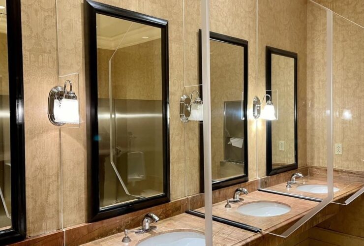Joints de salle de bain propres