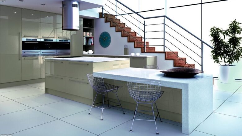 Rangement sous escalier